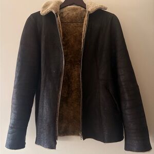 Beautiful Brown Jacket from CORNER-Mallorca Size 4/6/8 Military Field Jacket